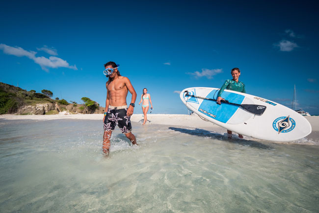 Paddle SUP activities catamaran kite cruise
