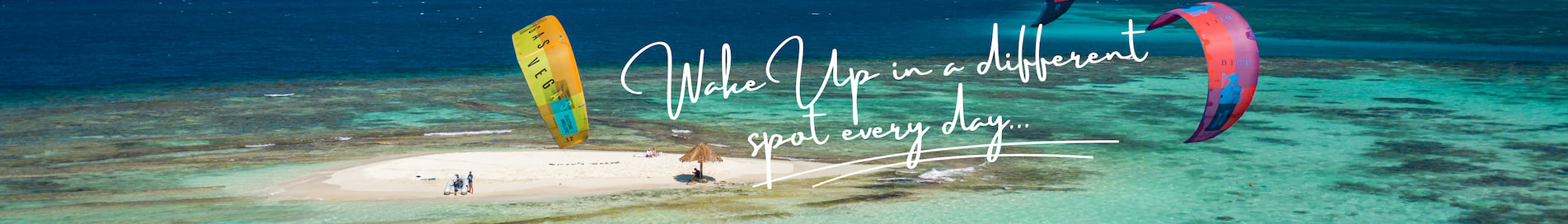 Wake up web 1903x271 the best kiteboarding cruise destination in the caribbean