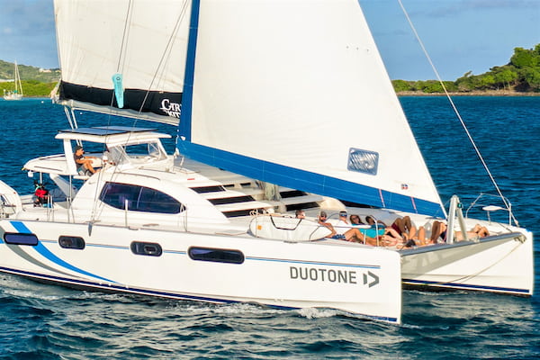 sail 300 island crossings under sail by catamaran in Antigua & the Grenadines