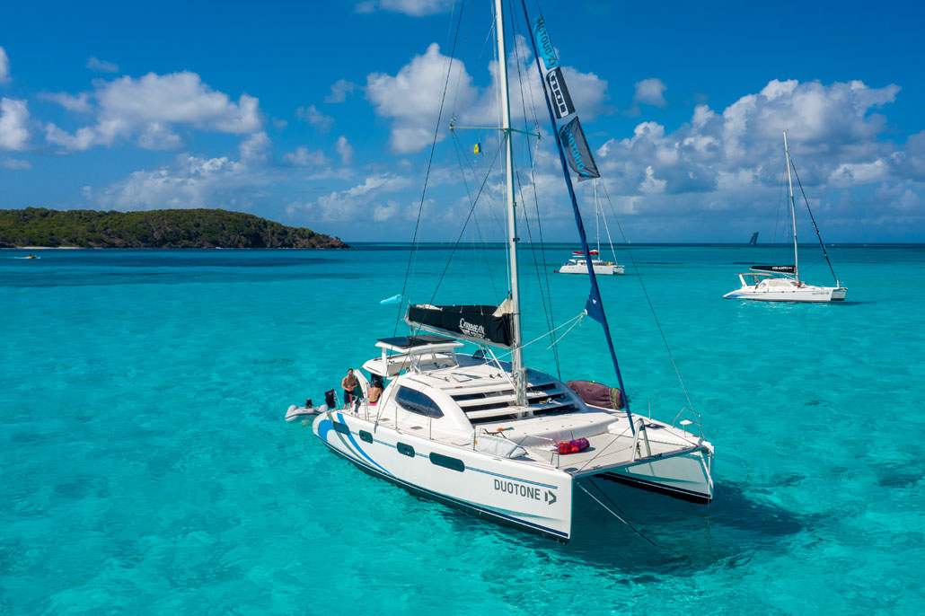 Charter Catamarans Crew In The Grenadines Caribbean Kite Cruise
