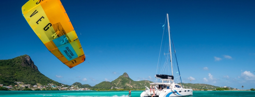 Caribbean Kiteboarding Catamaran Cruise Grenadines