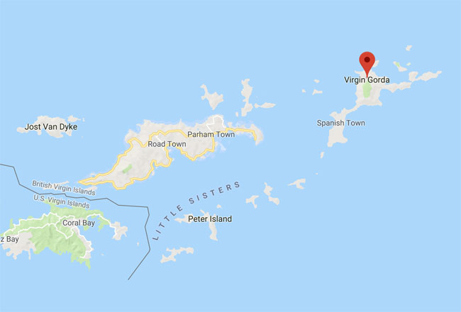 Virgin Gorda Island Map